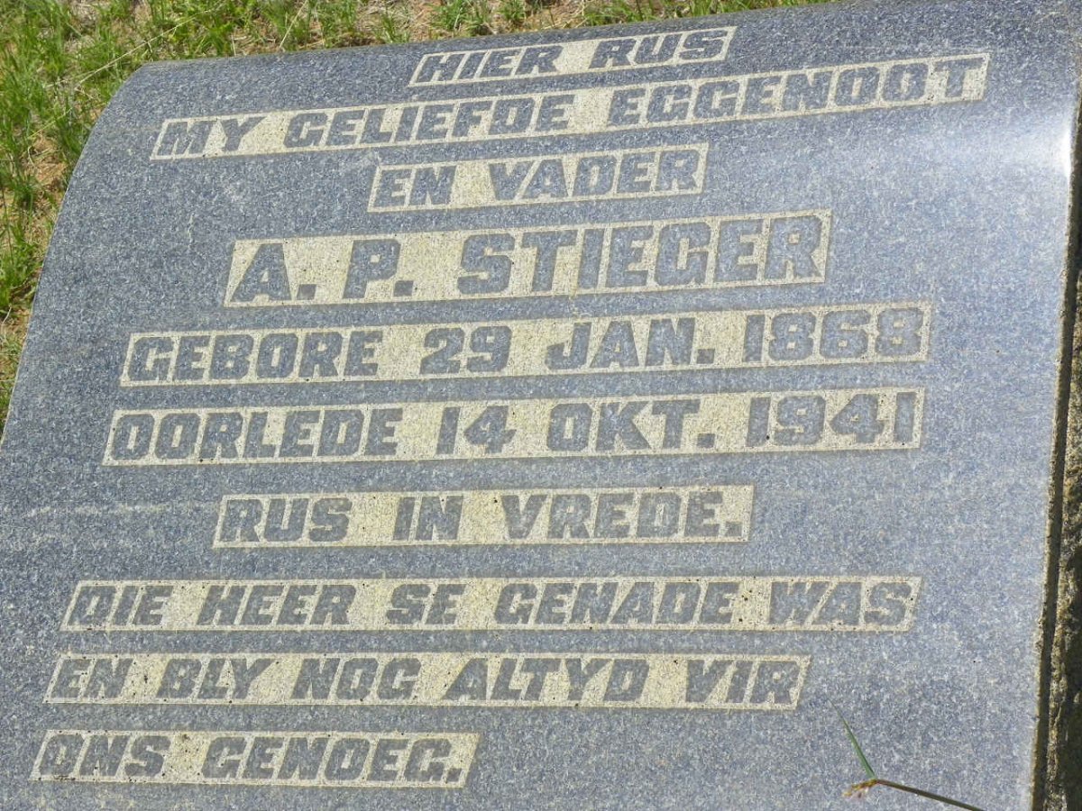STIEGER A.P. 1868-1941