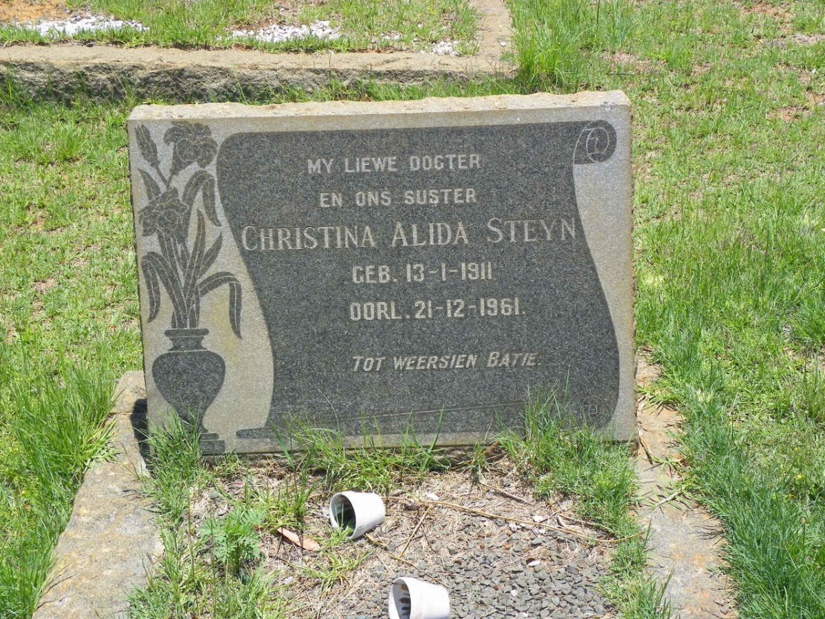 STEYN Christina Alida 1911-1961