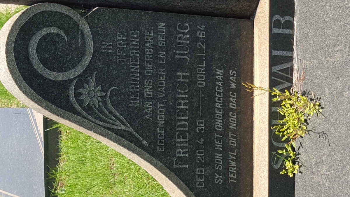 SCHWALB Friederich Jürg 1930-1964