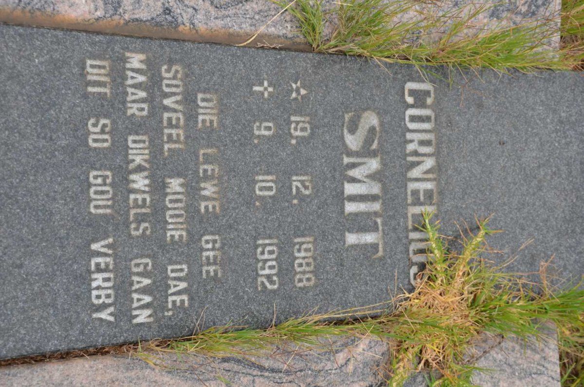 SMIT Cornelius 1988-1992