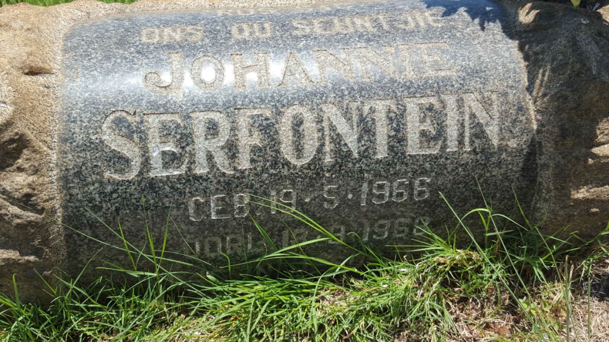 SERFONTEIN Johannie 1966-1968