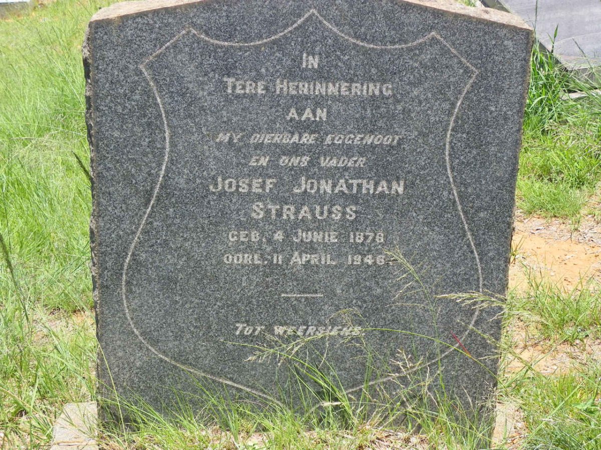 STRAUSS Josef Jonathan 1876-1946