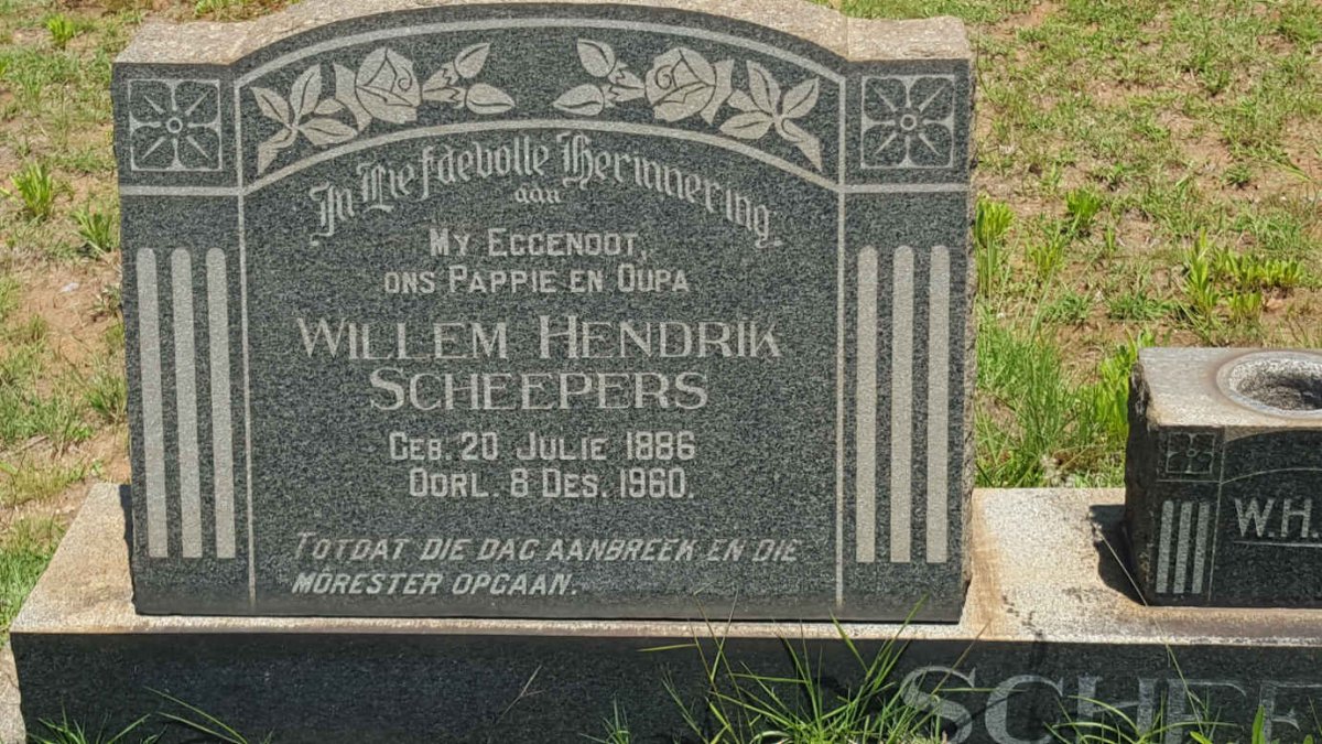 SCHEEPERS Willem Hendrik 1886-1960