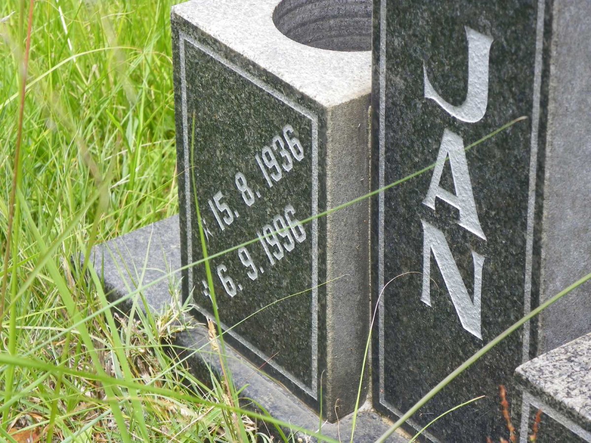 TALJAARD J.H. 1936-1996 &amp; W. 1939-2012