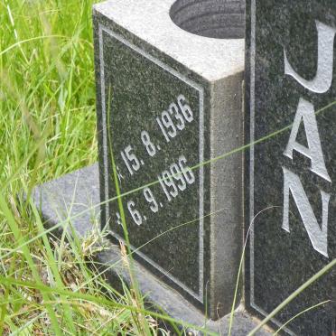 TALJAARD J.H. 1936-1996 &amp; W. 1939-2012