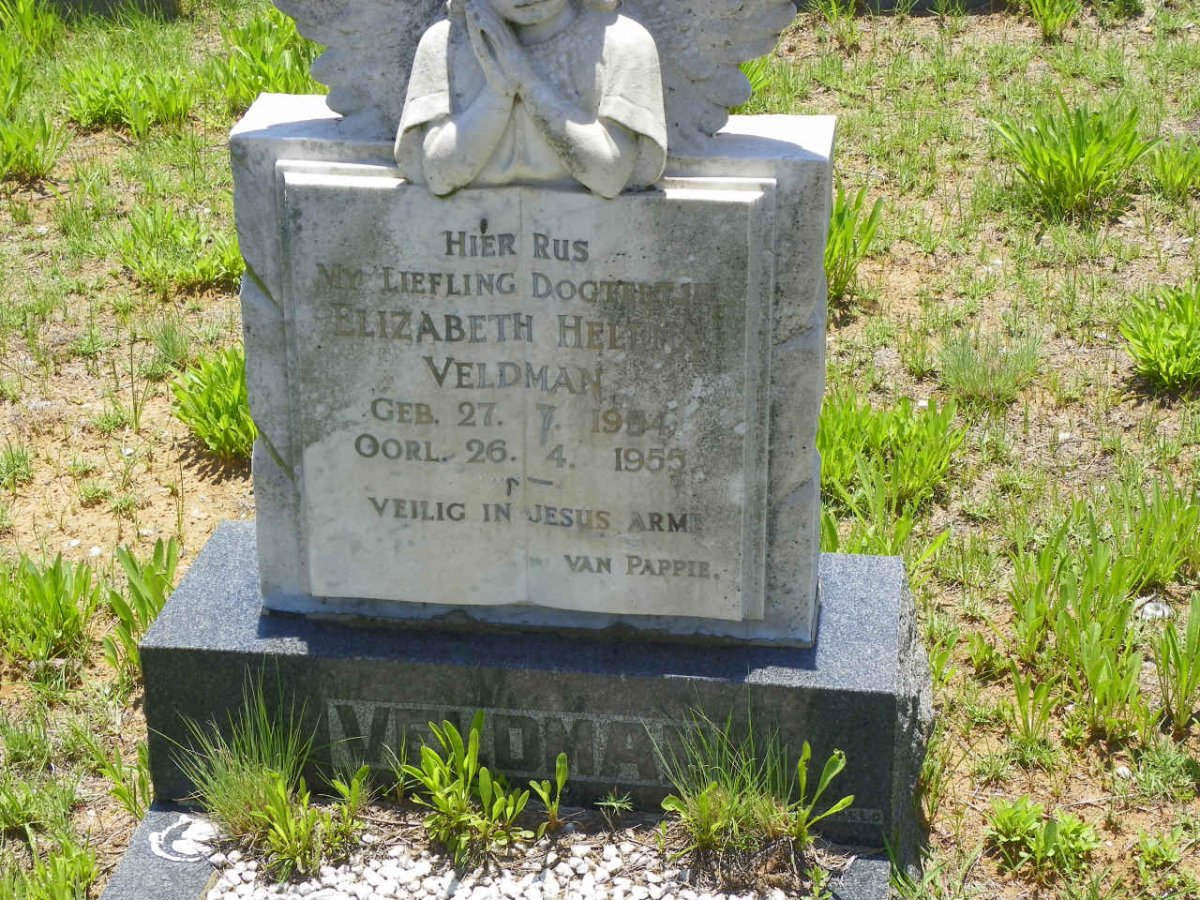 VELDMAN Elizabeth Helena 1954-1955