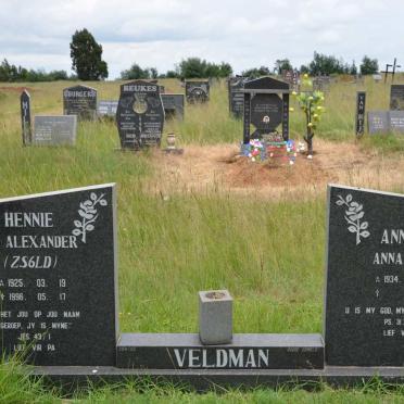 VELDMAN Hendrik Alexander 1925-1996 &amp; Anna Maria 1934-