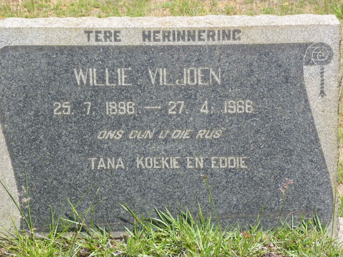 VILJOEN Willie 1896-1966