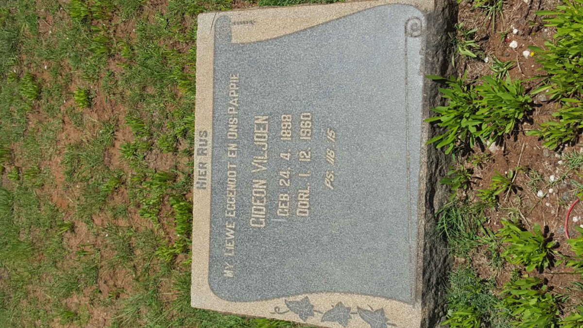 VILJOEN Gideon 1898-1960