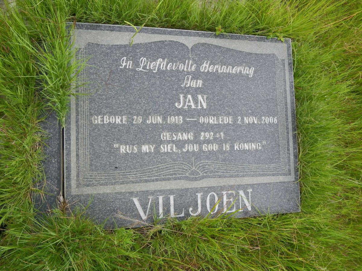 VILJOEN Jan 1913-2006