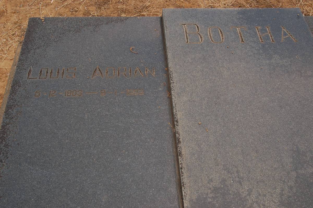 BOTHA Louis Adrian 1903-1969