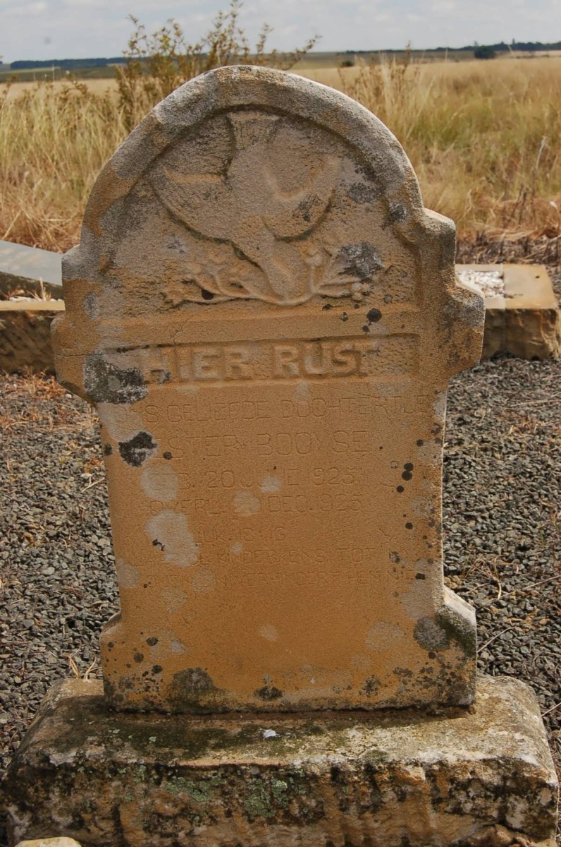 BOOYSE Hester 1925-1925