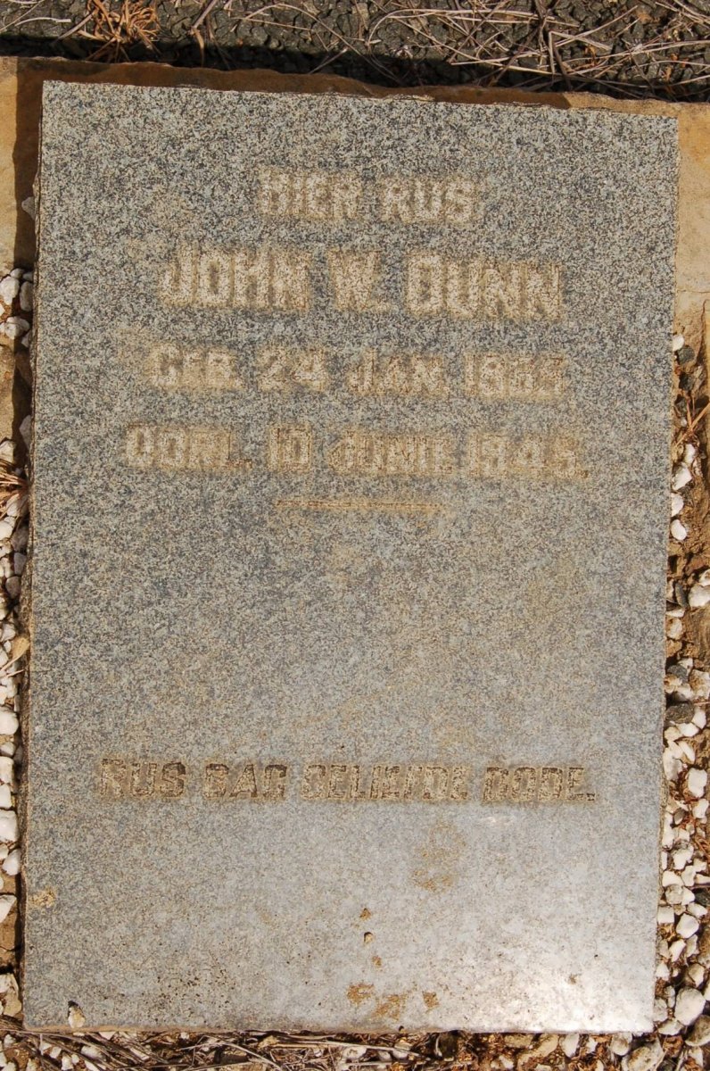 DUNN John W. 1865-1945