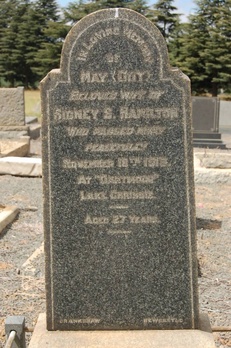 HAMILTON May -1915