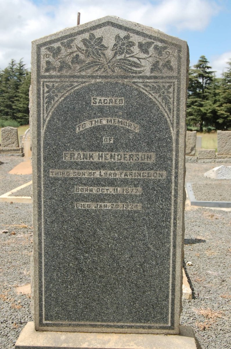 HENDERSON Frank 1872-1924