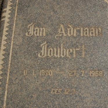 JOUBERT Jan Adriaan 1890-1968
