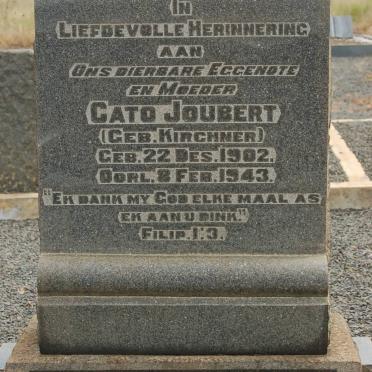JOUBERT Cato nee KIRCHNER 1902-1943