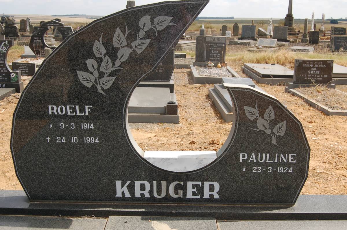 KRUGER Roelf 1914-1994 &amp; Pauline 1924-