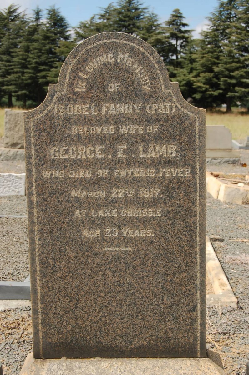 LAMB Isobel Fanny -1917