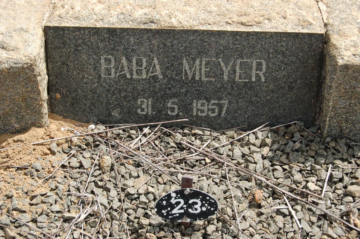 MEYER Baba -1957