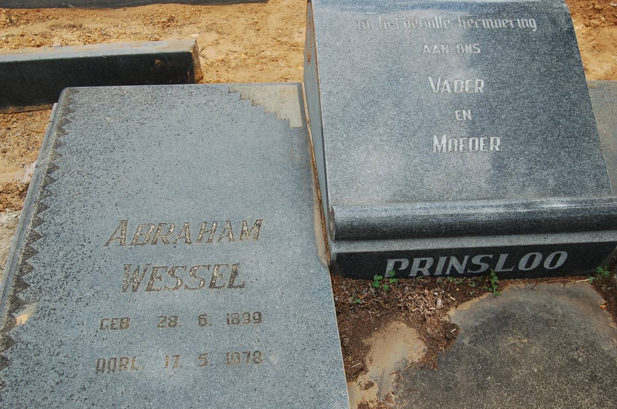 PRINSLOO Abraham Wessel 1899-1978