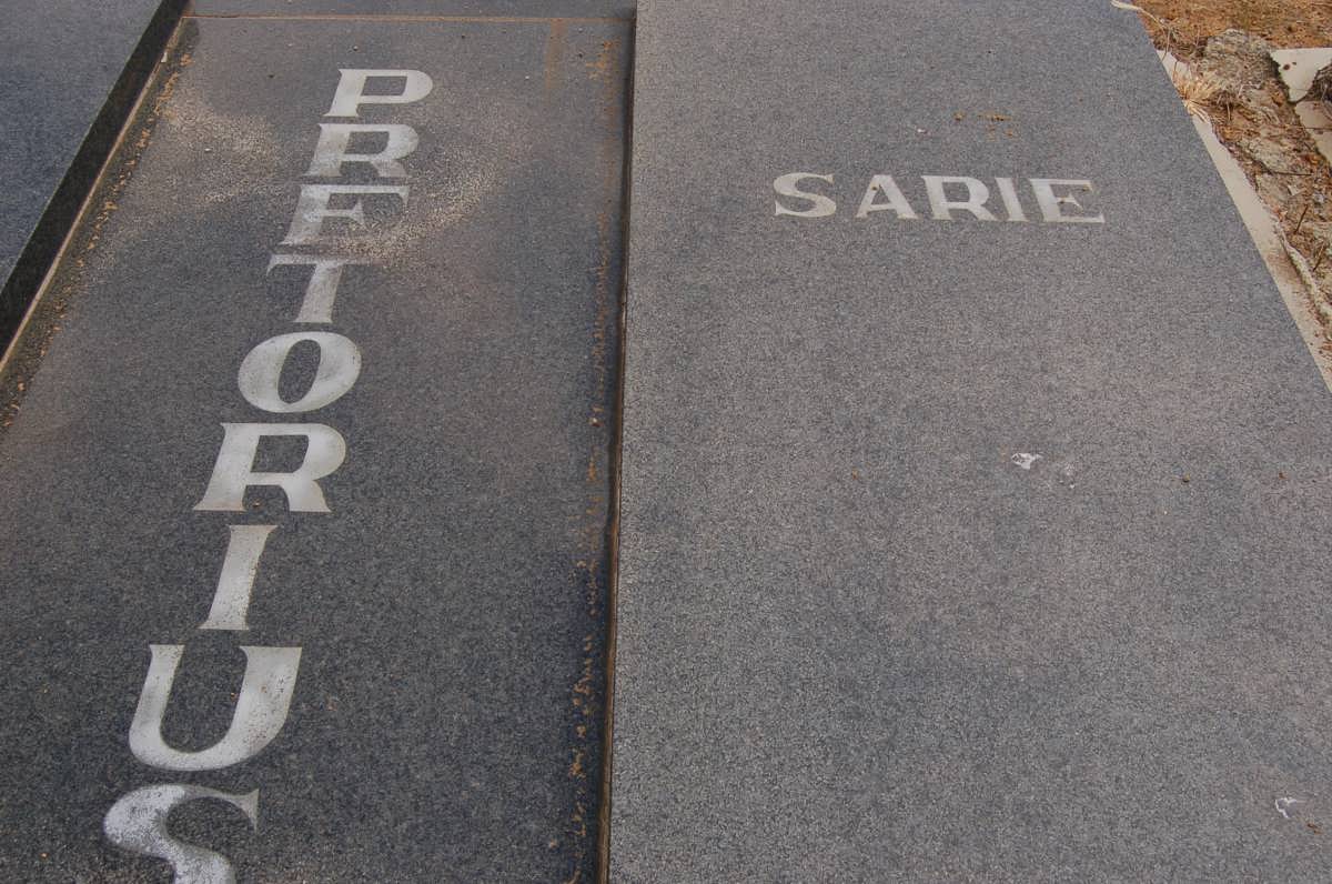 PRETORIUS Sarie