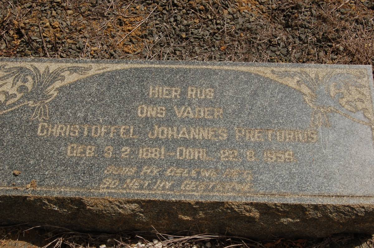 PRETORIUS Stoffel Johannes 1881-1959