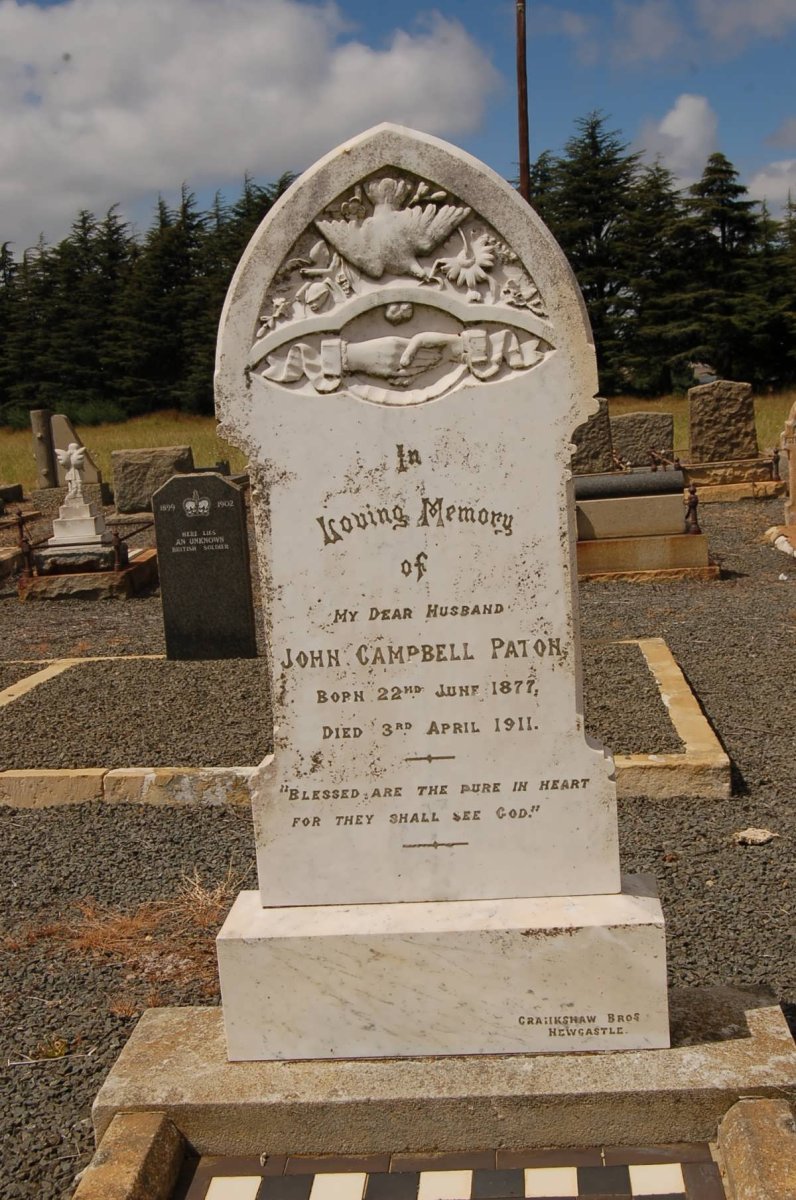 PATON John Campbell 1877-1911