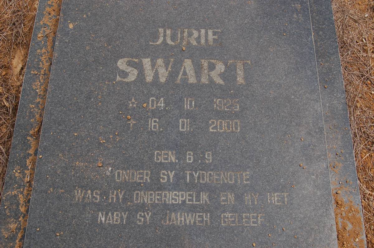 SWART Jurie 1925-2000