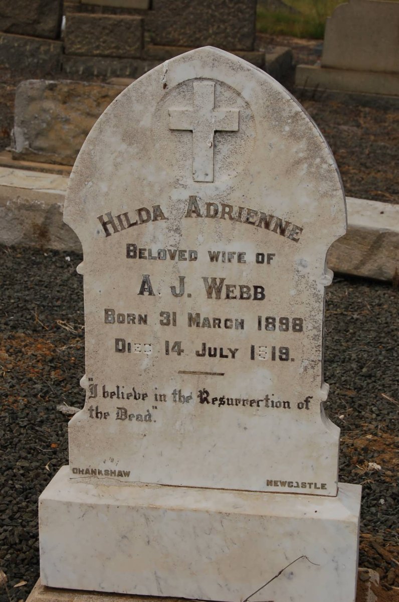 WEBB Hilda Adrienne 1898-1919