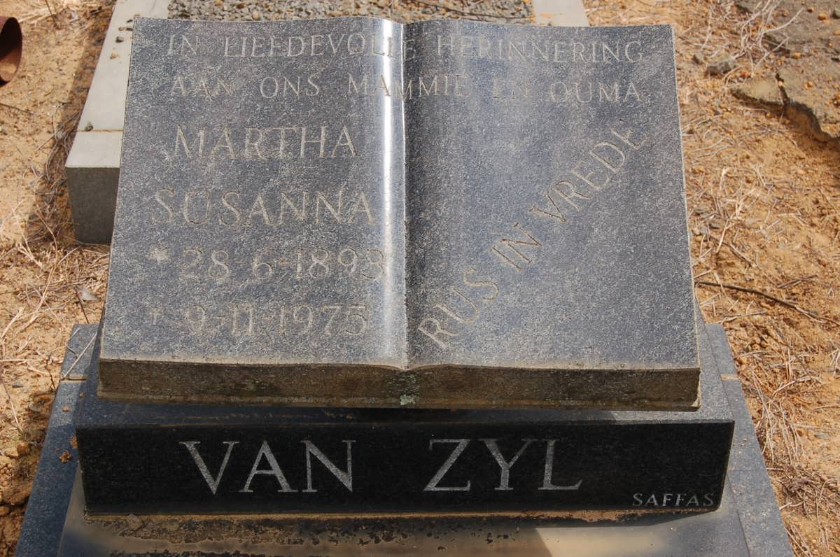 ZYL Martha Susanna, van 1893-1975