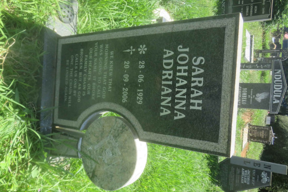? Sarah Johanna Adriana 1929-2006