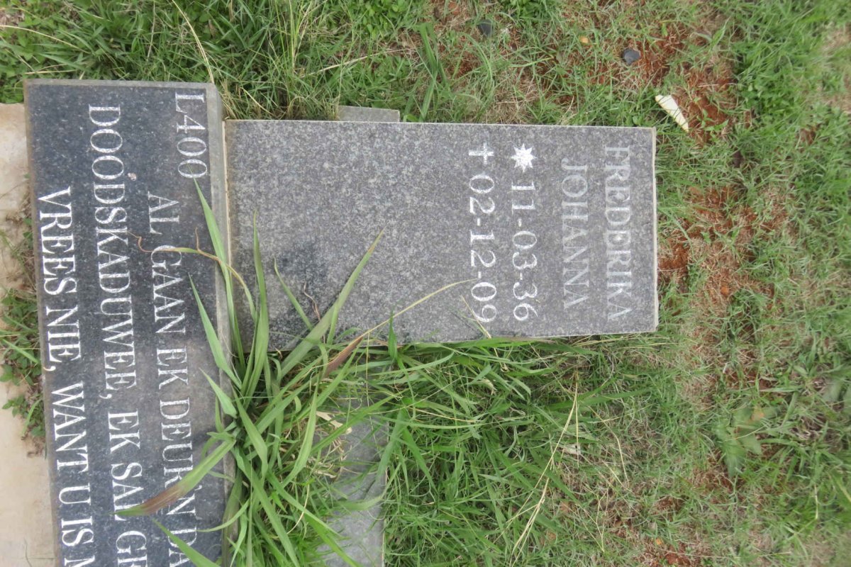 ? Hendrik 1930-2003 & Frederik Johanna 1936-2009 _2