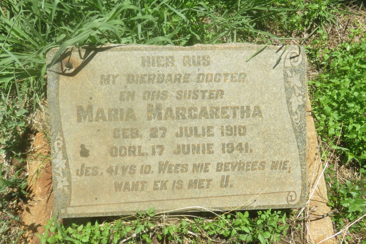 ? Maria Margaretha 1910-1941