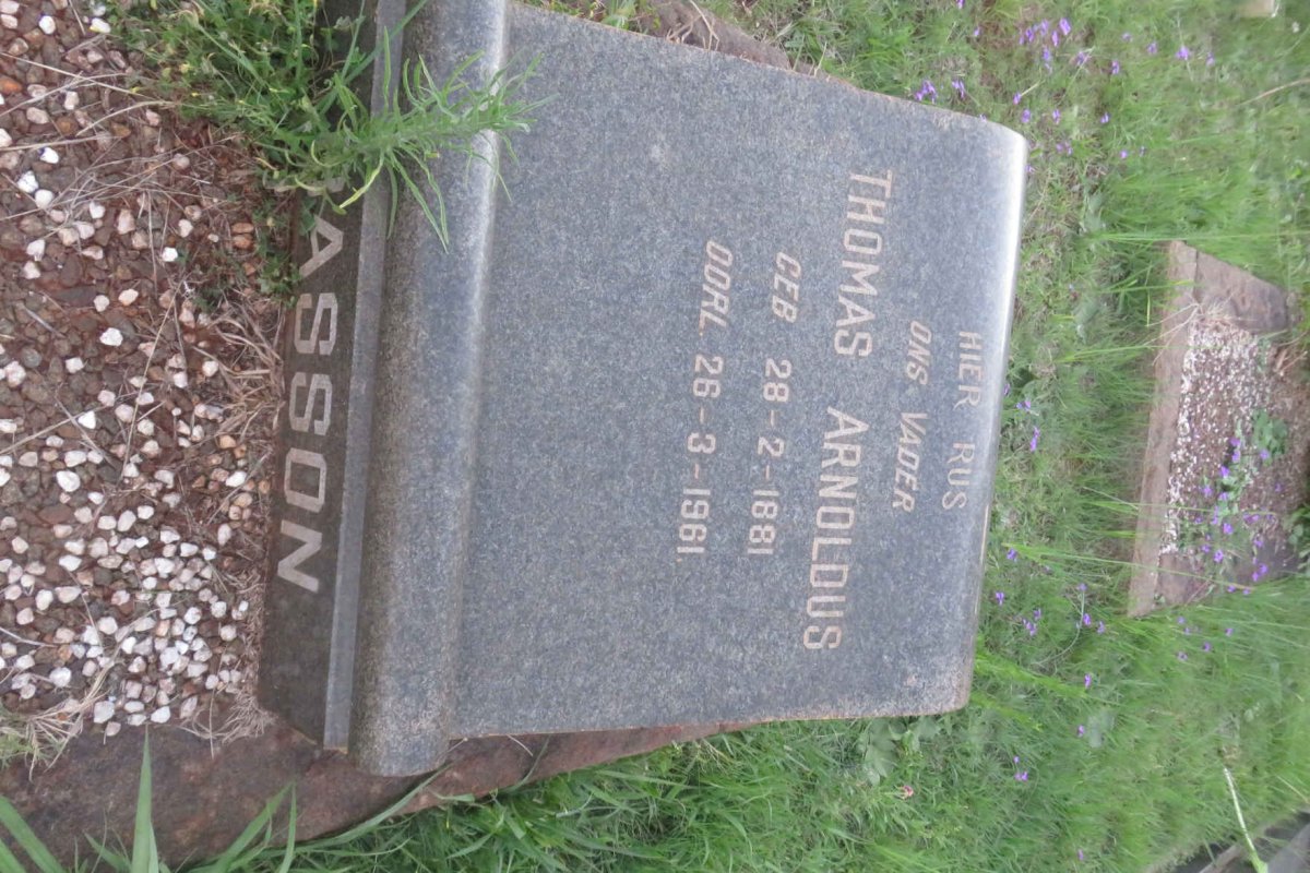 BASSON Thomas Arnoldus 1881-1961