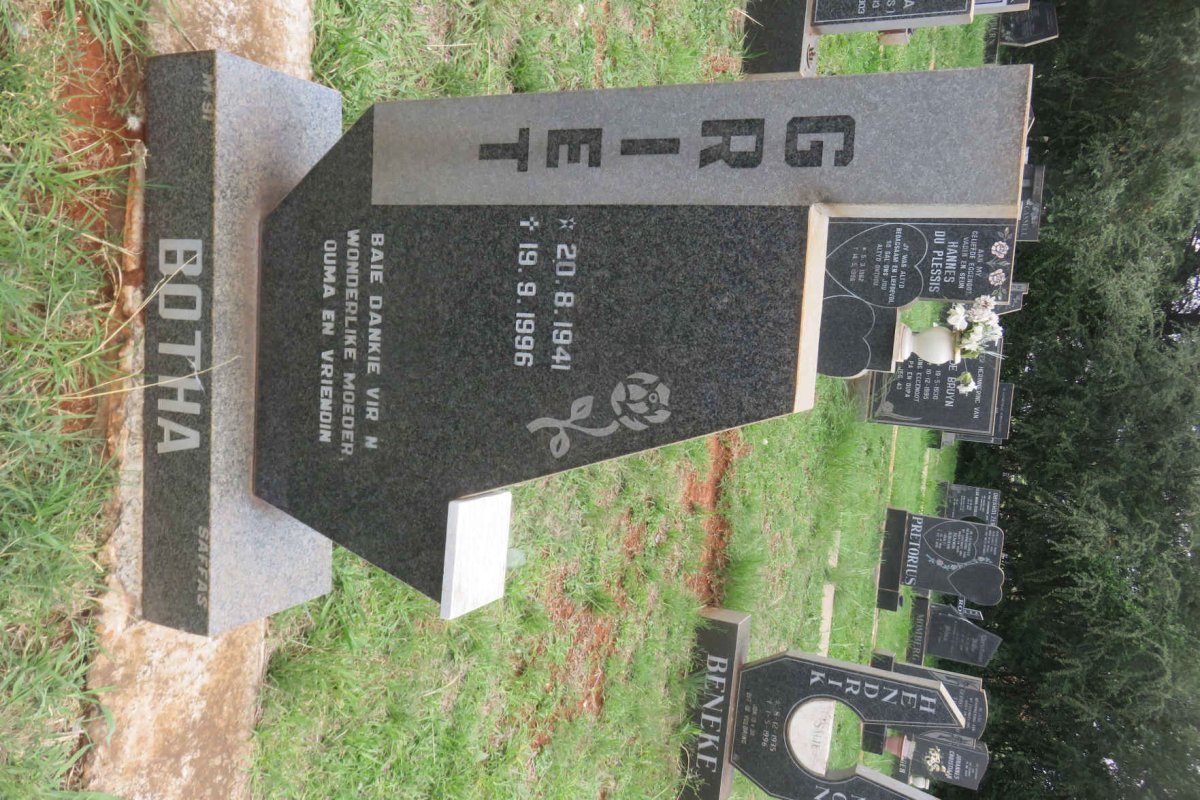 BOTHA Griet 1941-1996