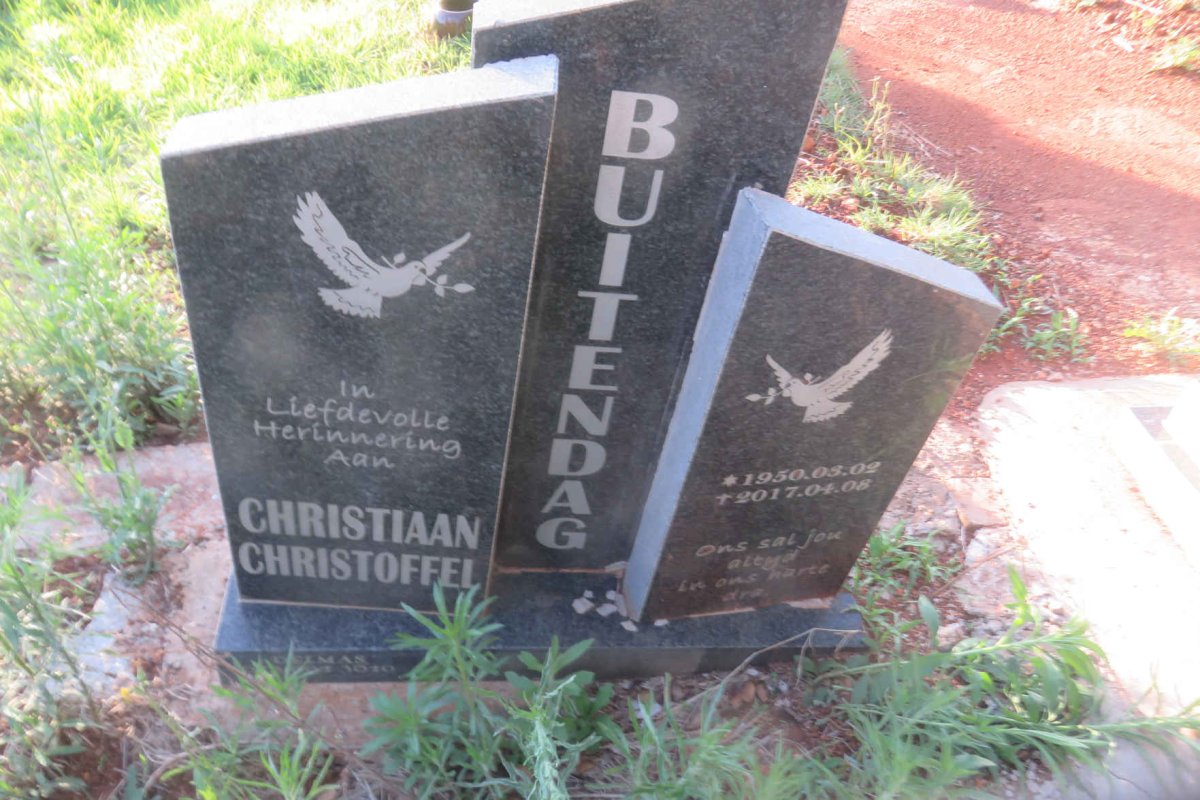 BUITENDAG Christiaan Christoffel 1950-2017