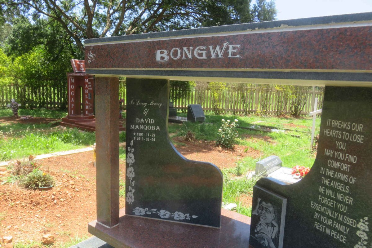 BONGWE David Manqoba 1991-2019