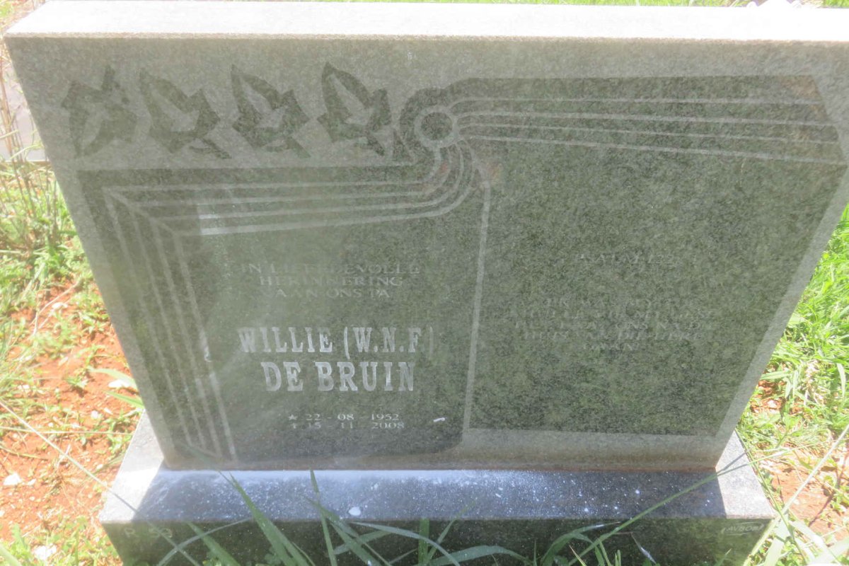 BRUIN W.N.F., de 1952-2008