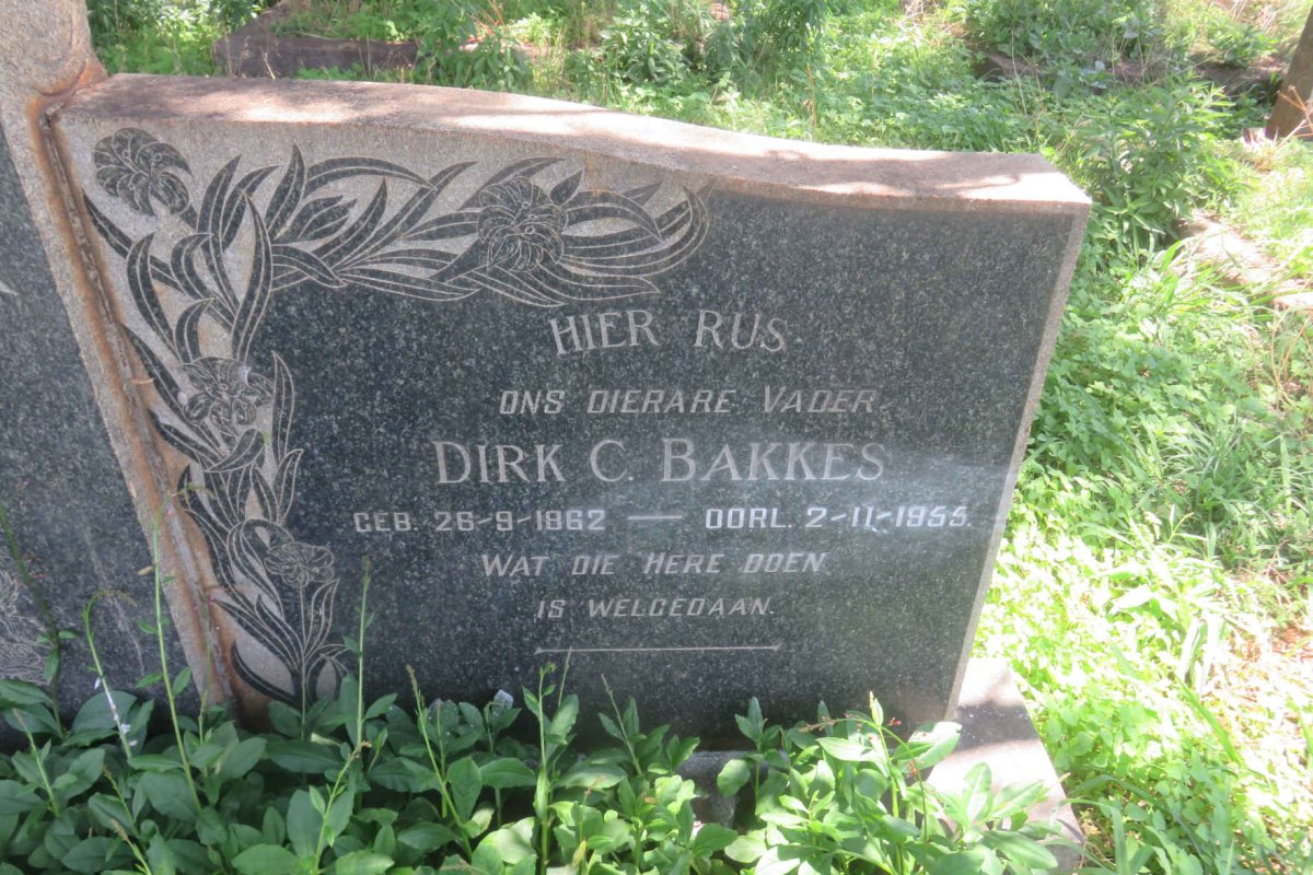 BAKKES Dirk C. 1862-1955 &amp; Hilda C.D. 1866-1954 _2