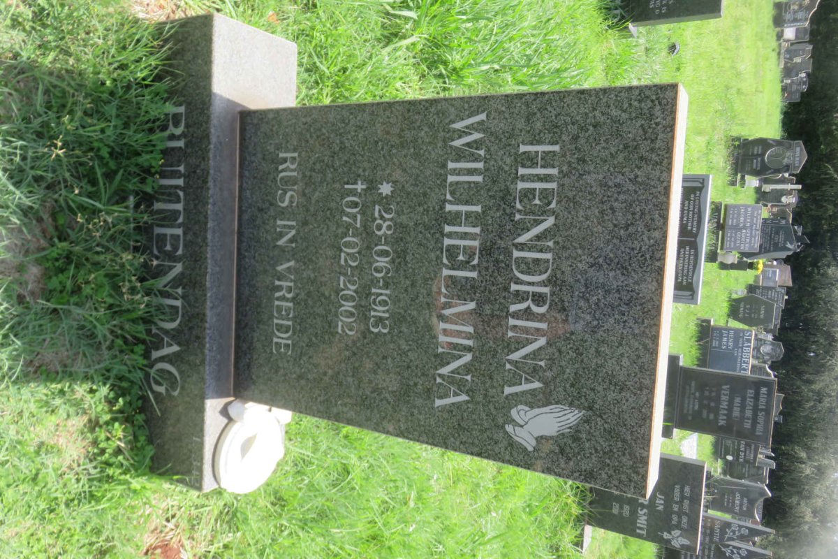 BUITENDAG Hendrina Wilhelmina 1913-2002