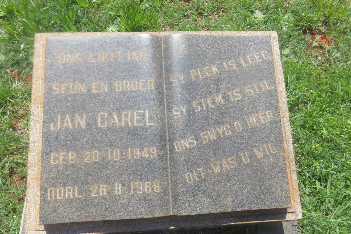 BERGH Jan Carel 1949-1968