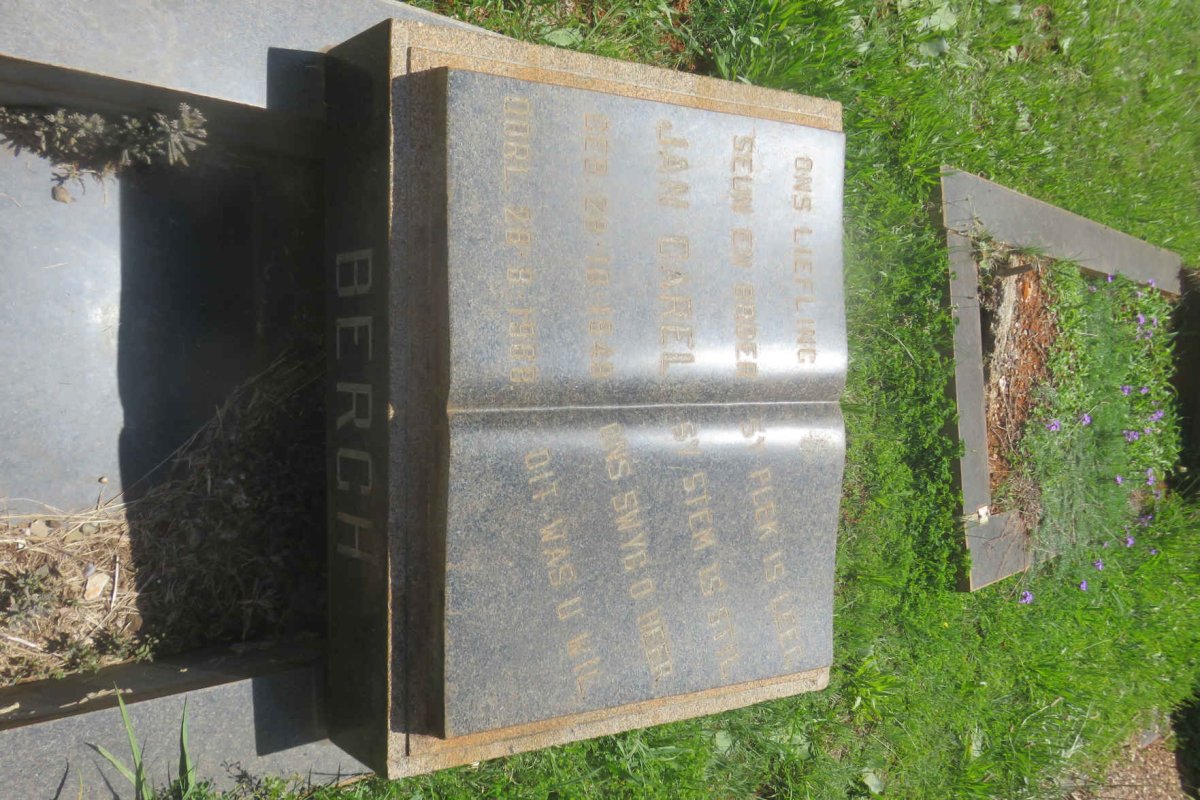 BERGH Jan Carel 1949-1968