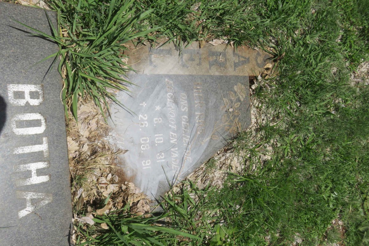 BOTHA Sarel 1931-1991