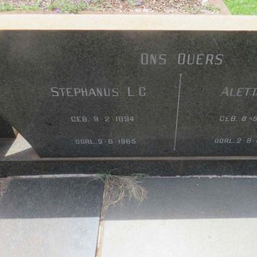 BOTMA Stephanus L.C. 1894-1965 &amp; Aletta M.E. 1897-1966