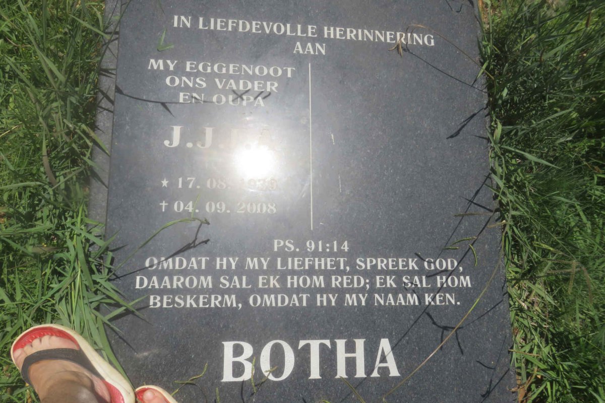 BOTHA J.J.F.A. 1939-2008