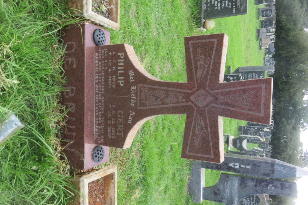 BRUIN Gert, de 1950-2009 :: DE BRUIN Philip 1978-2003