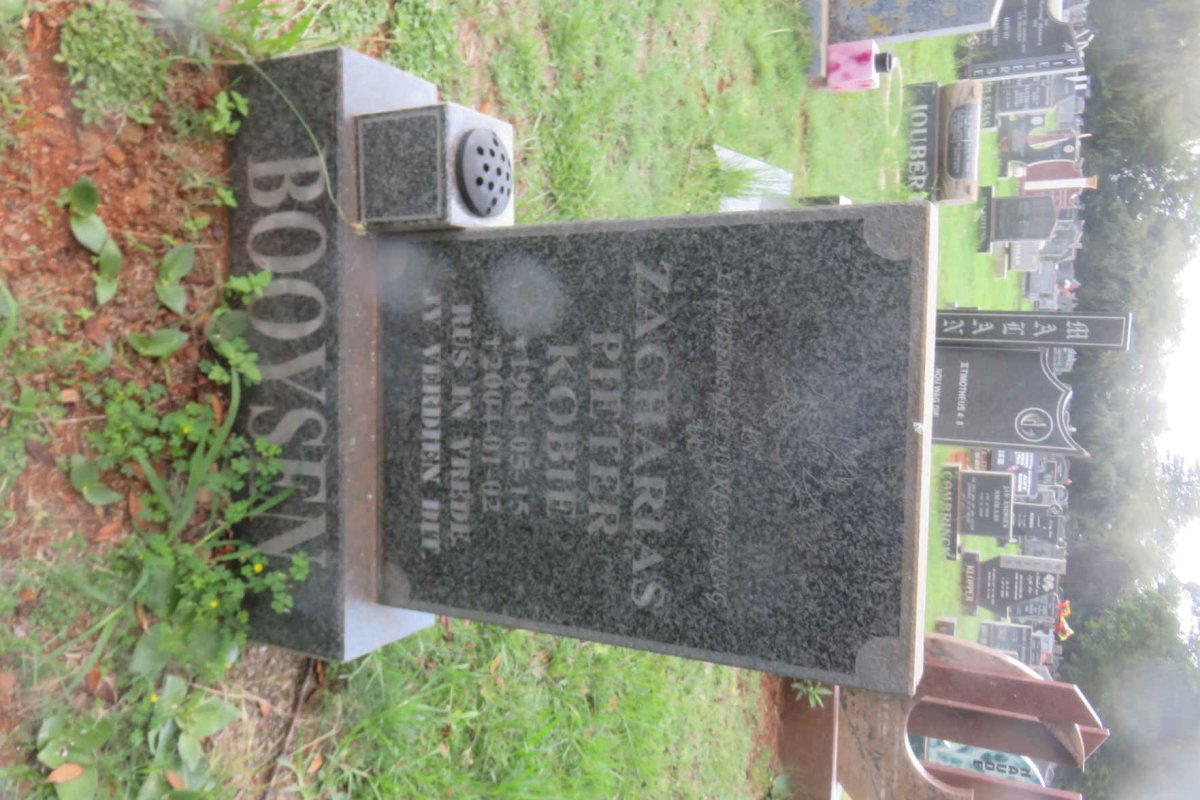 BOOYSEN Zacharias Pieter Kobie 1963-2004