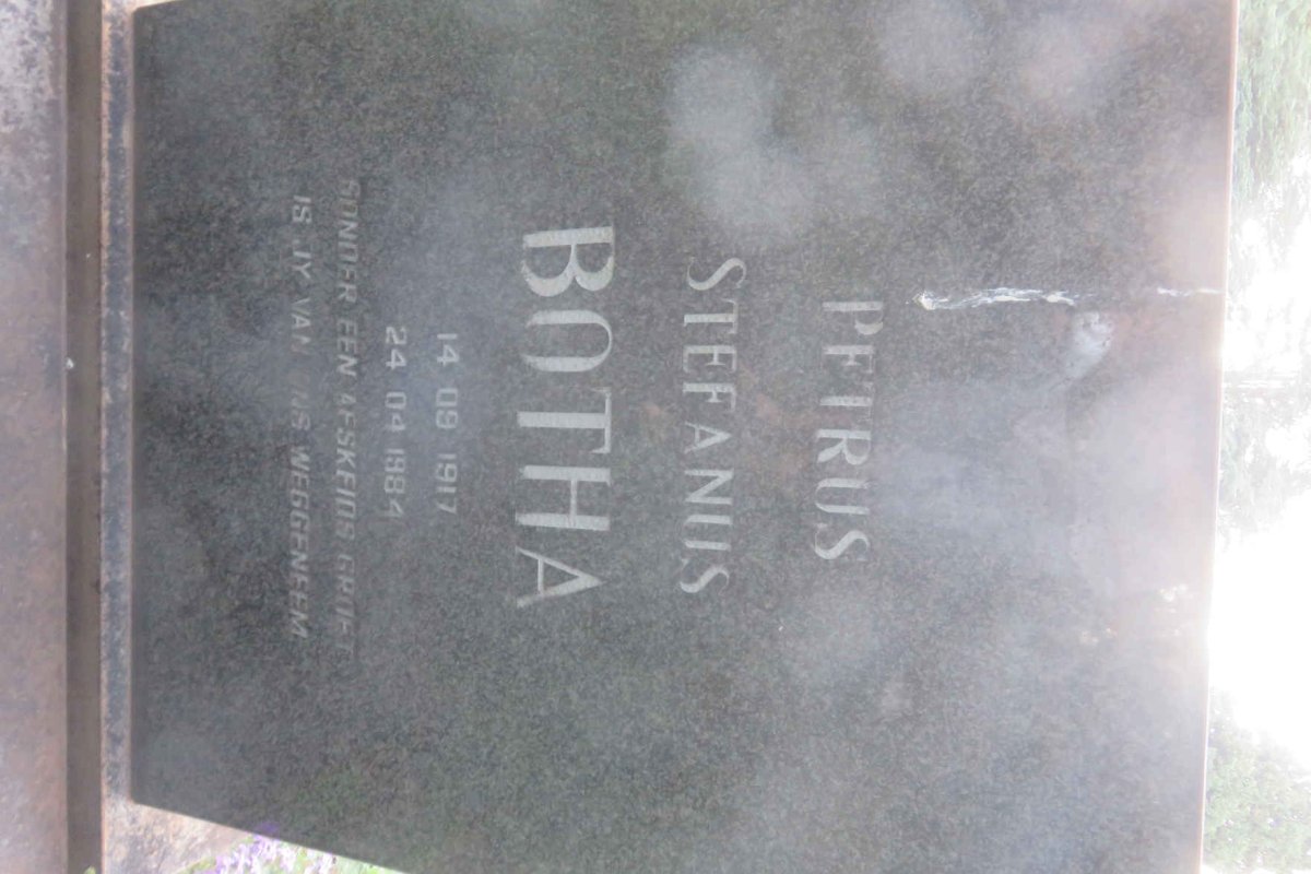BOTHA Petrus Stefanus 1917-1984