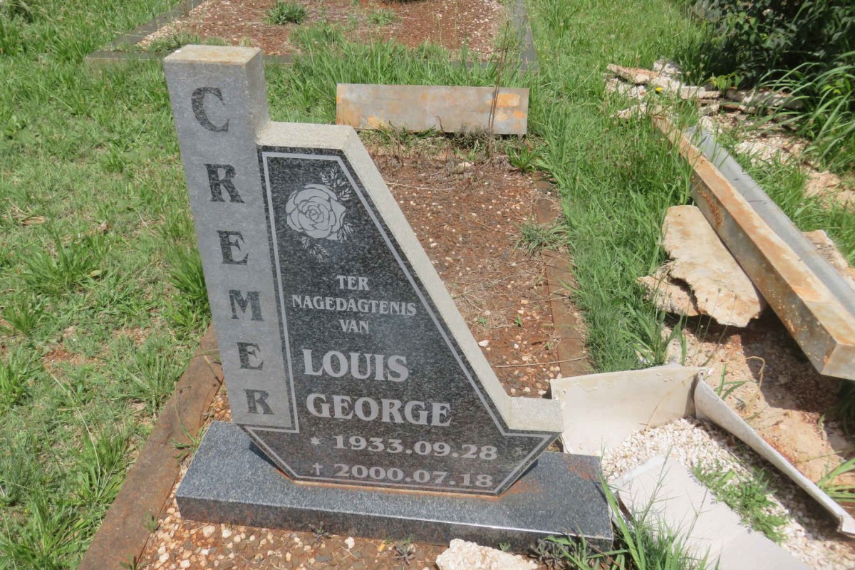 CREMER Louis George 1933-2000